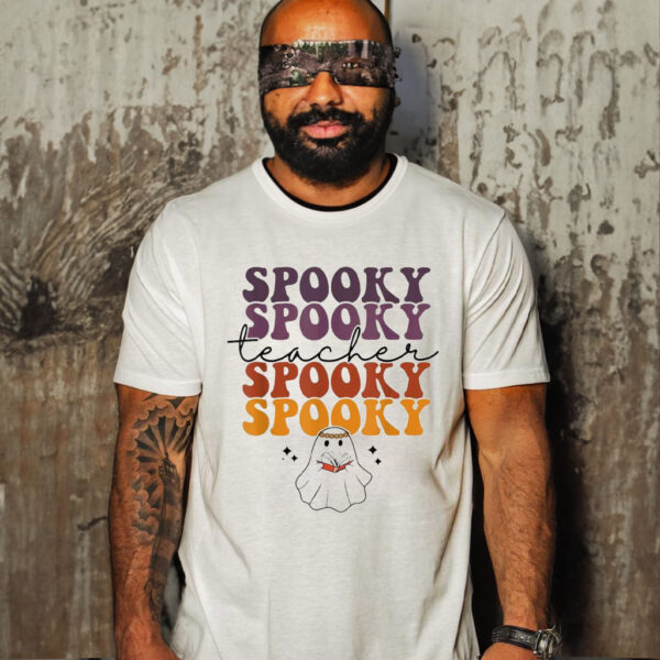 Halloween costume spooky season teacher shirt