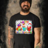Halloween thanksgiving Christmas happy hallothanksmas coffee shirt