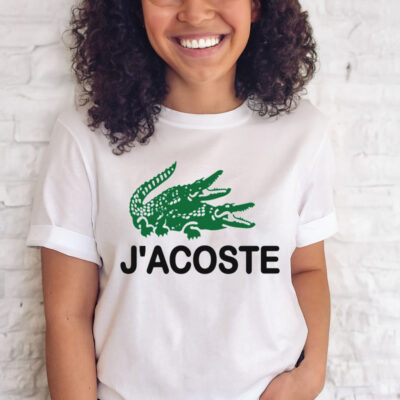 J’ACOSTE FUNNY LACOSTE LOGO SHIRT