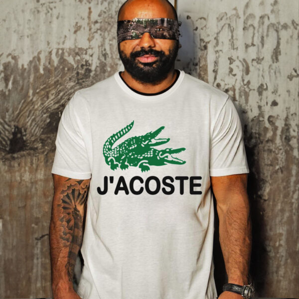 J’ACOSTE FUNNY LACOSTE LOGO T-SHIRT