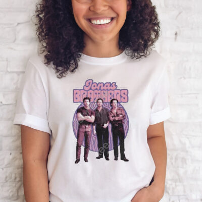 Jonas brothers purple retro shirt