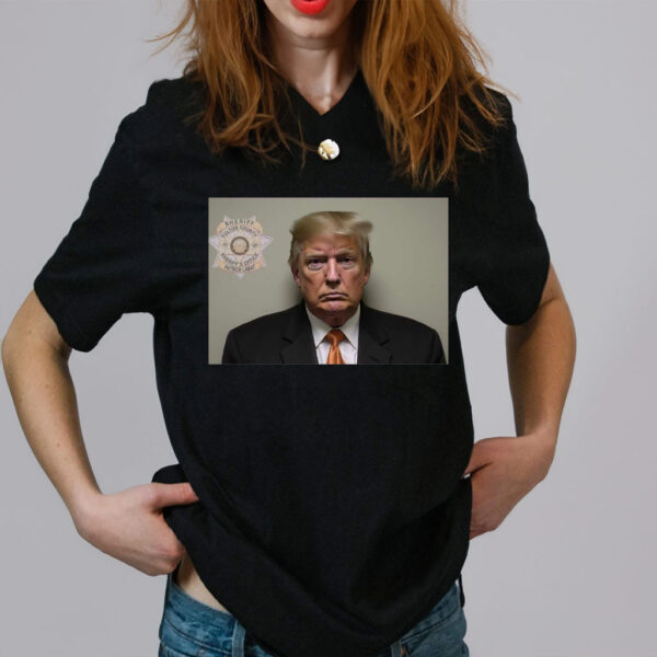 Justice Is Coming Trump Mugshot T-Shirt