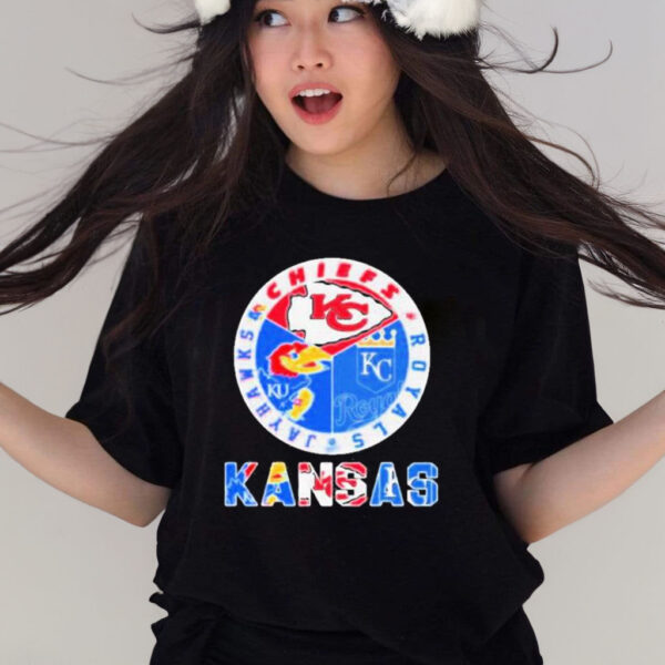 Kansas Sports Chiefs Royals And Jayhawks shirt