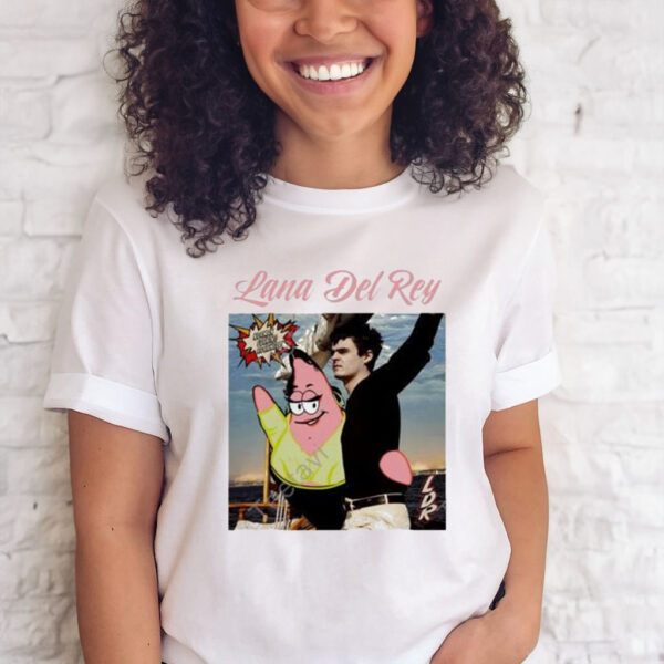 Lana Del Rey X Patrick Star Colab Nfr Rare T-Shirt