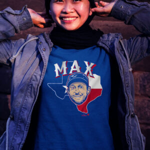 Max Scherzer Texas Face Tee Shirt