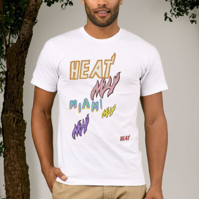 Miami Heat Mitchell Ness Hardwood T-Shirt