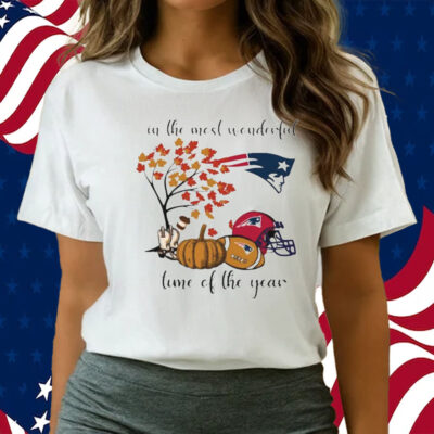 NEW ENGLAND PATRIOTS IN THE MOST WONDERFUL TIME OF THE YEAR 2023 T-SHIRTS