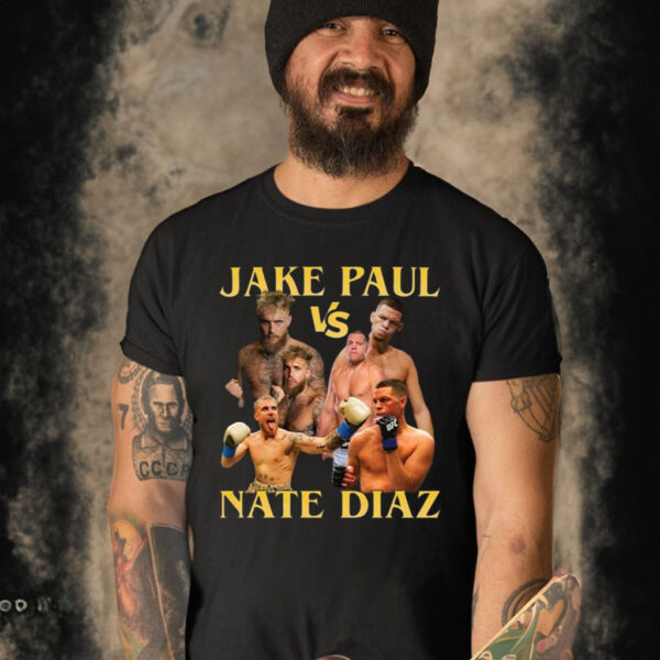 Nate Diaz vs Jake Paul Boxing Shirt