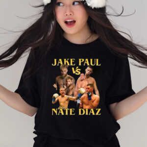 Nate Diaz vs Jake Paul Boxing T-Shirt