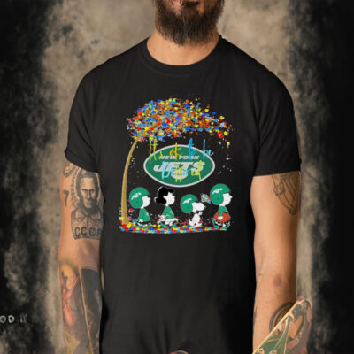 New York Jets Autism NFL Peanut Characters It’s Ok To Be Different Shirt