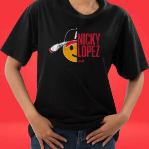Nicky Lopez Salute Tee Shirt, Atlanta Baseball