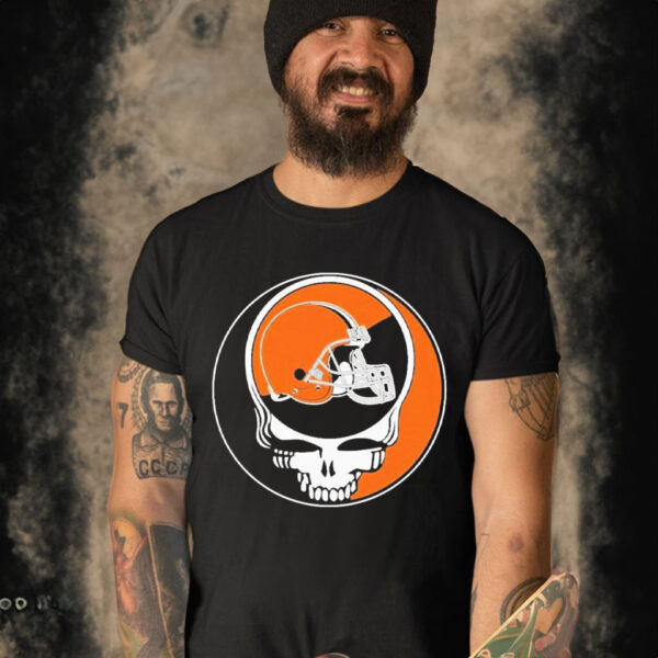 OfficiaI Cleveland browns grateful dead T-shirt