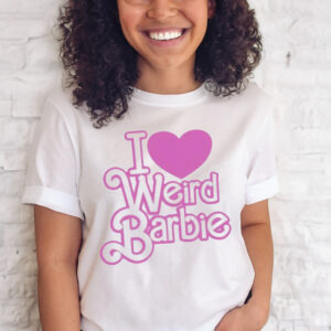 OfficiaI I heart weird barbie T-shirt