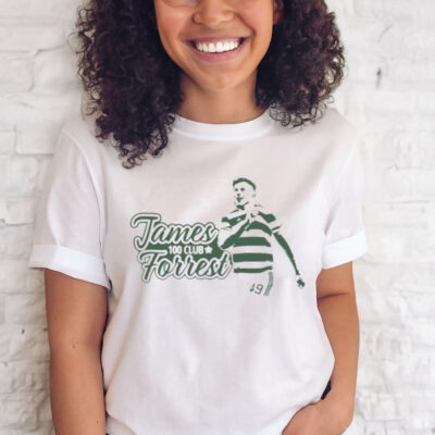 OfficiaI James forrest glasgow celtic 100 club T-shirt