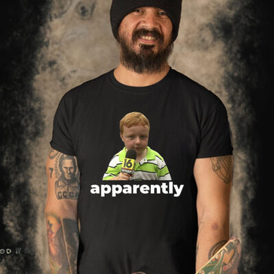 Official Apparently kid meme comedy T-shirt