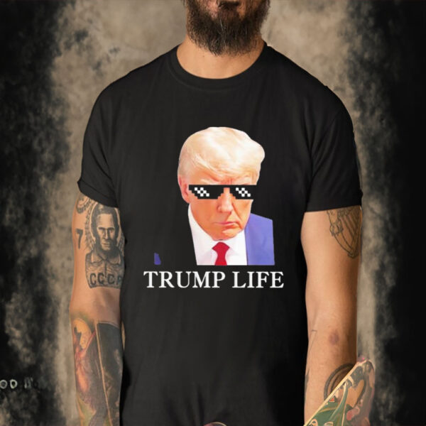 Official Donald Trump Meme Mugshot Thug Life T-shirt