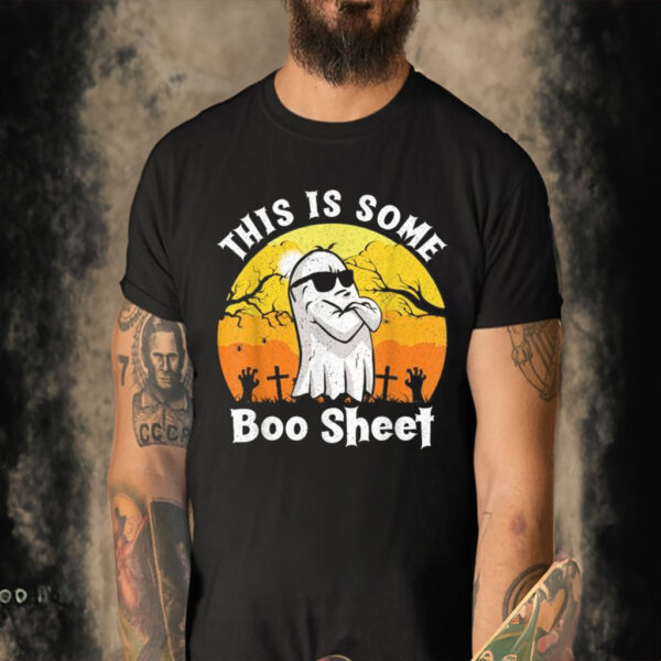 Official Halloween Boo Ghost Costume This is Some Boo Sheet T-Shirt