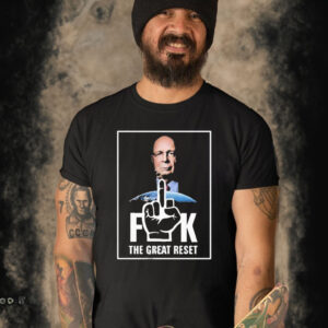 Official Illuminatibot klaus schwab fuck the great reset T-shirt
