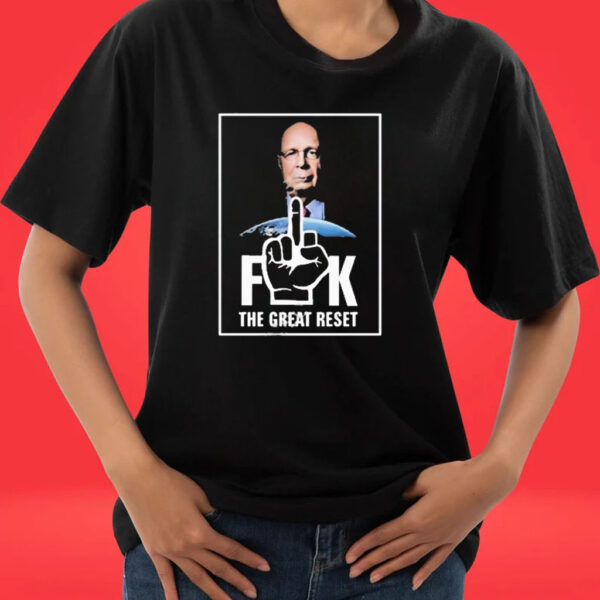 Official Illuminatibot klaus schwab fuck the great reset shirt