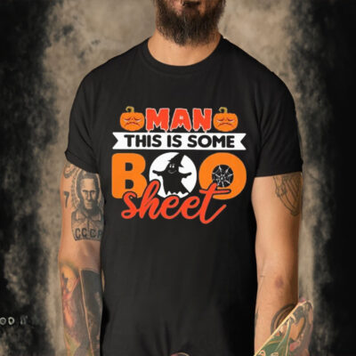 Official Man This Is Some Boo Sheet Ghost And Pumpkins T-shirt