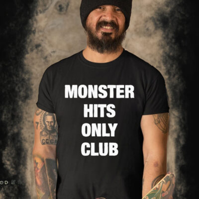 Official Monster hits only club T-shirt