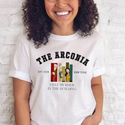 Official Only murders in the building merch the arconia T-shirt