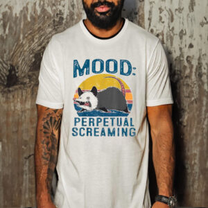 Official Opossum Mood Perpetual Screaming Vintage T-shirt