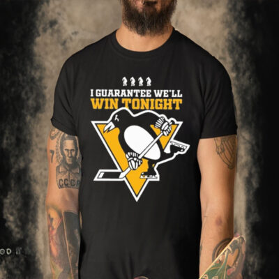 Official Pittsburgh Penguins I Guarantee We’ll Win Tonight T-shirt