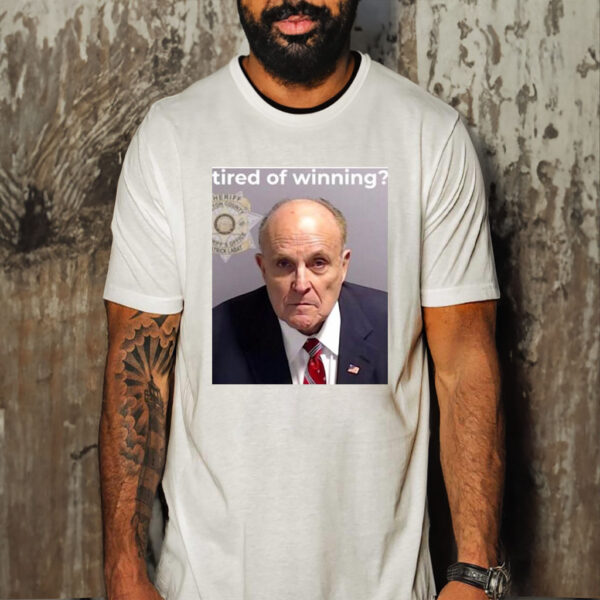 Official Rudy Mugshot Tired Of Winning Shirt