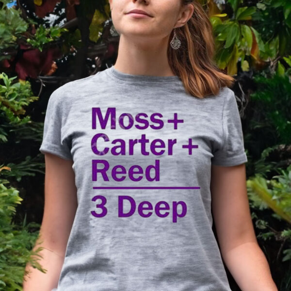 Official Sam Newton Moss Carter Reed 3 Deep Shirt