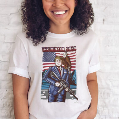 Official The Donald Trump Take The Gun 2024 America Flag Eagle Shirt