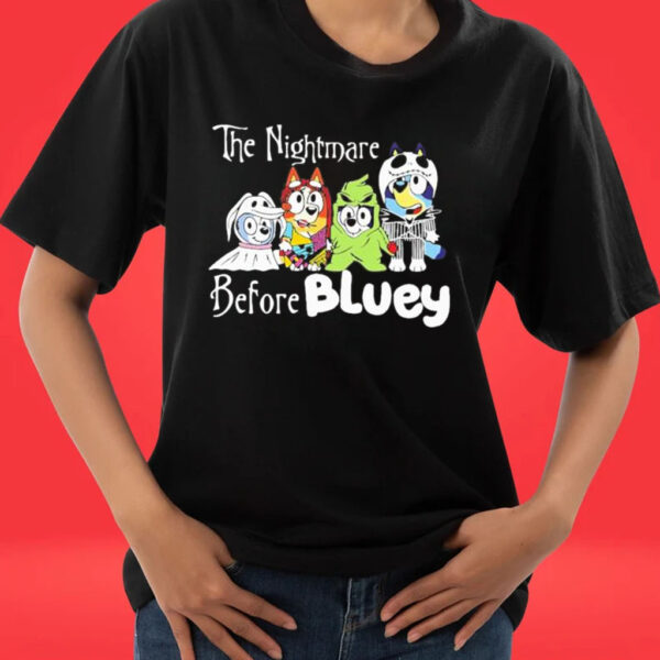 Official The Nightmare Before Bluey Halloween shirt