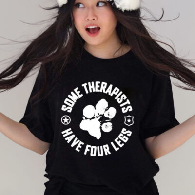 Official Til Valhalla Project Some Therapists Have Four Legs T-Shirt