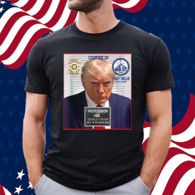 Official Trump Mugshot Fulton County GA Georgia Sheriff T-Shirt