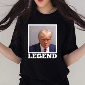 Official Trump Mugshot Legend President Trump 2024 T-shirt