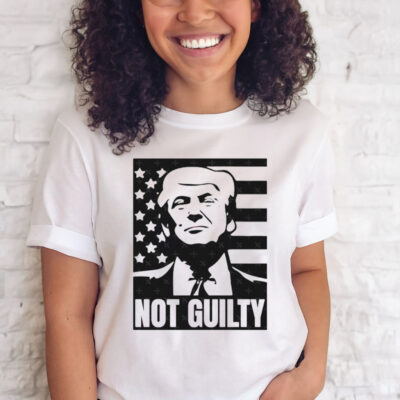 Official Trump not guilty shot 2024 president T-shirt