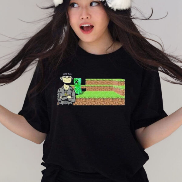 Official Tweets minecraft creeper murdoc niccals T-shirt