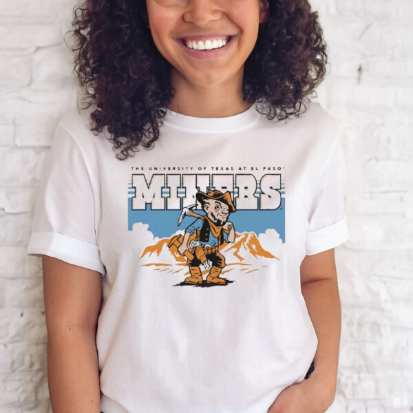 Official Utep Miners Vintage Illustration Shirt