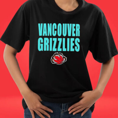 Official Vancouver Grizzlies Mitchell Ness Hardwood Classics Legendary Slub T-Shirt