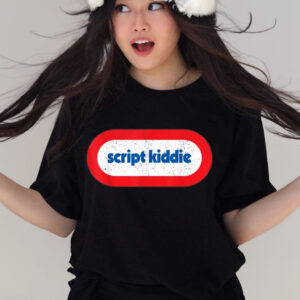 Official Vintage Script Kiddie Meme Hacking Shirt