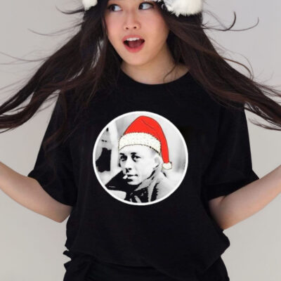 Official Wearing A Santa Hat Albert Camus T-Shirt