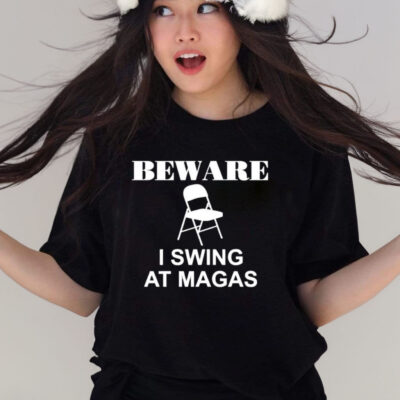 Official Your Blue Channel Beware I Swing At Magas T-Shirt