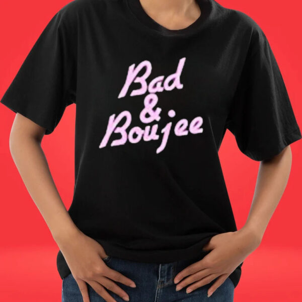 Official Zacatack26 Zach Smith Wearing Bad And Boujee T-Shirt