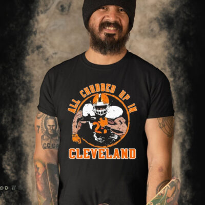 Official all Chubbed Up In Cleveland Football Player T-shirt