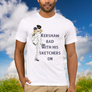 Official clayton Kershaw Sketchers Pitching shirt