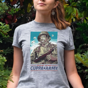 Official cuppa Army Beetlejuice Green T-shirt