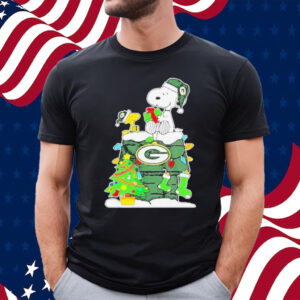 Official green Bay Packers Christmas Snoopy shirt