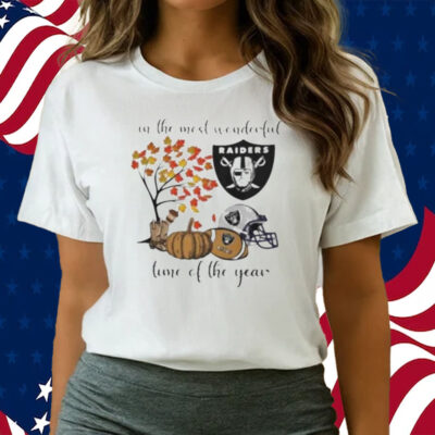 Official las Vegas Raiders In The Most Wonderful Time Of The Year 2023 T-Shirts