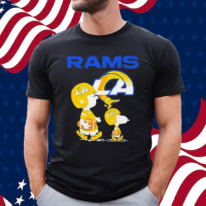 Official los Angeles Rams Peanuts Snoopy Charlie Brown And Woodstock Shirt