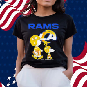Official los Angeles Rams Peanuts Snoopy Charlie Brown And Woodstock Shirts